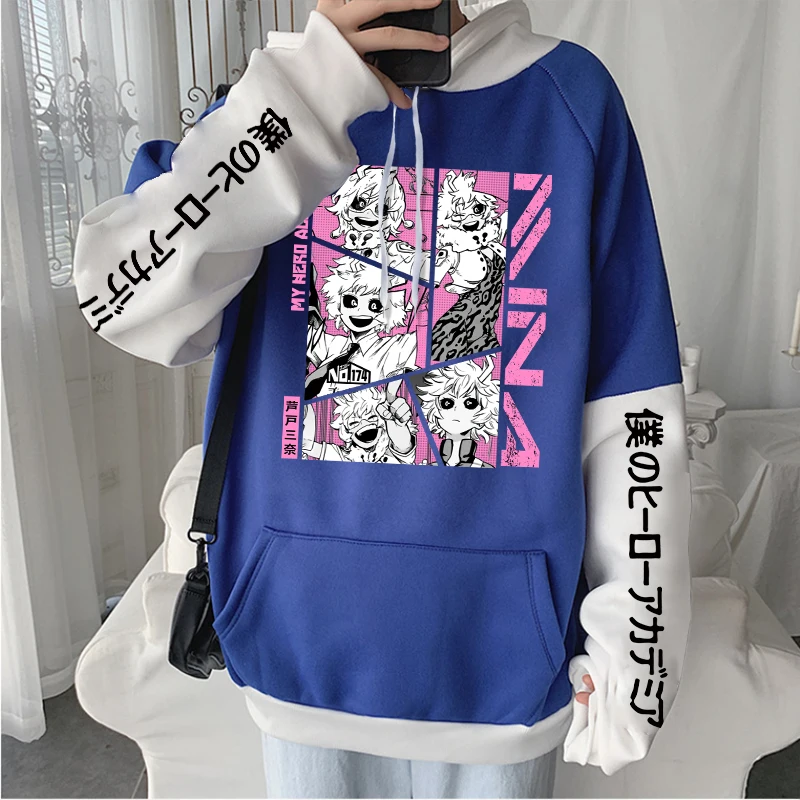 Anime Funny My Hero Academia Hoodies Kawaii Manga Mina Ashido Poster  Harajuku Streetwear Unisex Long Sleeve Patchwork Sweatshirt - AliExpress
