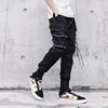 Men's Sets Black Hoodies+Pants Punk Graphic Zipper Hooded Sweatshirts Cargo Pant Men Oversized Loose Streetwear Suits 4