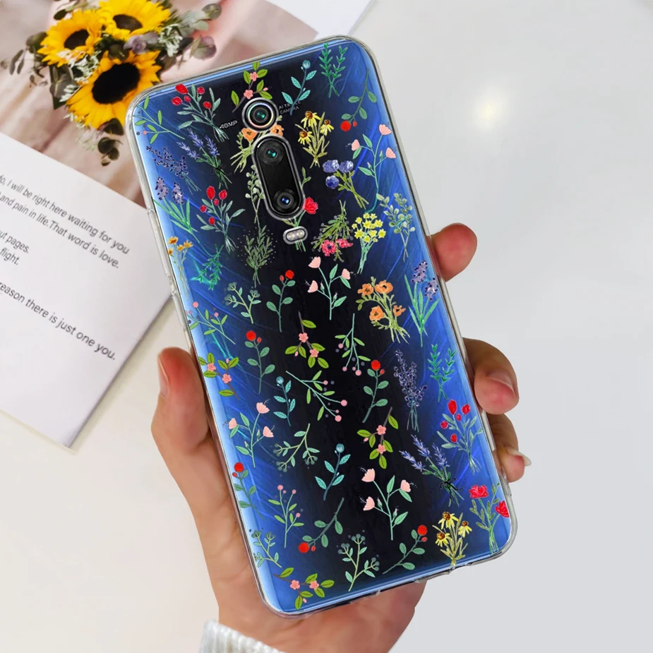 Stylish Painted Clear Silicone Phone Case with Bumper Protection