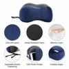 U Shaped Memory Foam Neck Pillows Soft Slow Rebound Space Travel Pillow Massage Neck Cervical Healthcare Bedding Drop Shipping 2