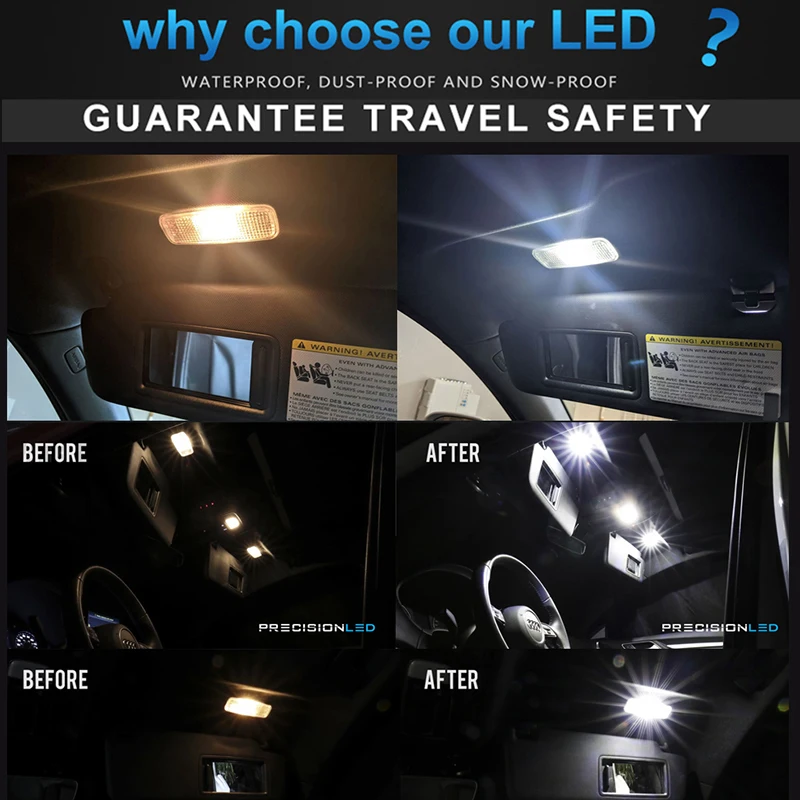 Zoomsee Innen-LED-Beleuchtungsset für Audi Q3 8U Q5 8R SQ5 Q7 4L Canbus Autolampe Indoor Dome Trunk Reading Vehicle Lampe Kein Fehler  34