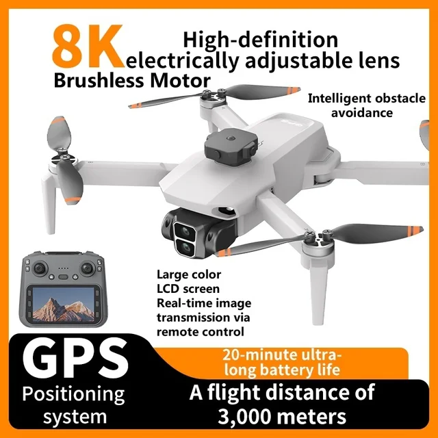 GPS Screen Drone EIS Obstacle Avoidance FPV Brushless Quadcopter Obstacle Avoidance FPV Brushless Quadcopter RC Drone Toy Gift 1