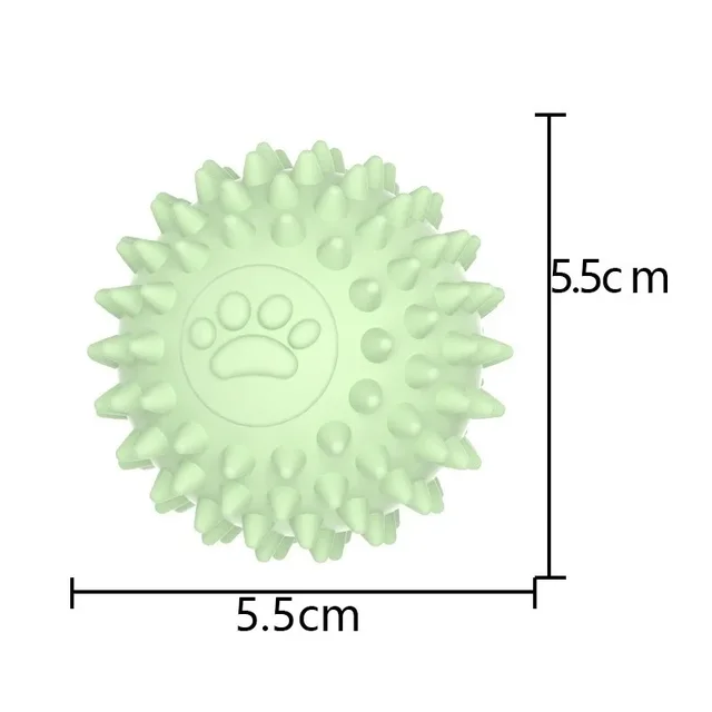 Pet Dog Toy Ball Solid Bite-Resistant Chewing Indestructible Bouncing Ball Dog Rubber Training Interactive Game Teething Ball 6