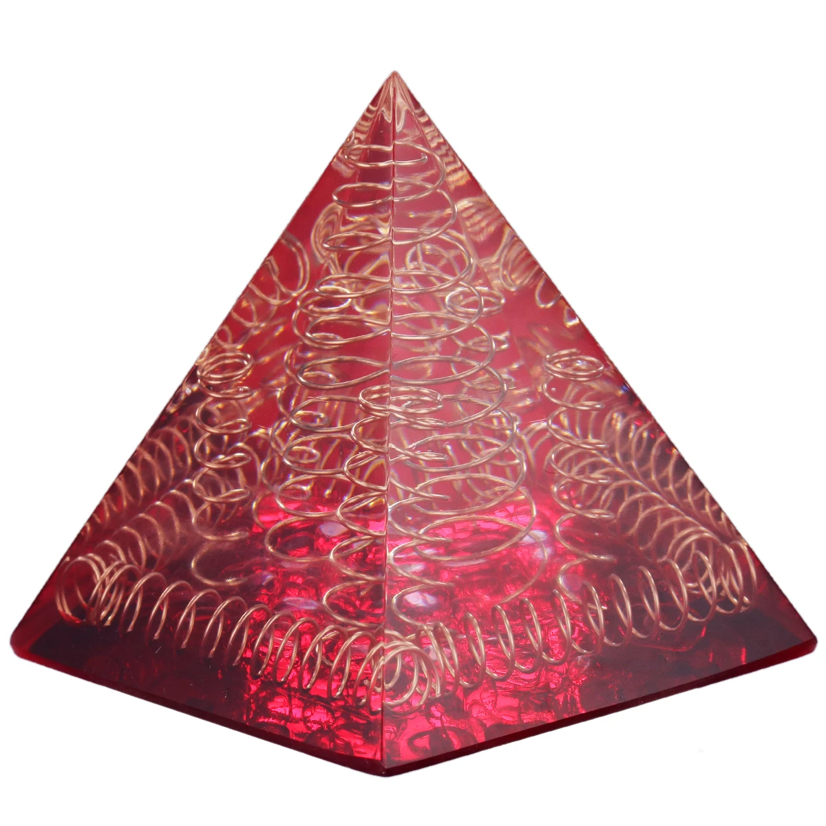 Natural Rock Quartz Chip Stones Orgone Pyramid For Protection Meditation Yoga Reiki Healing Generator Chakra Balancing