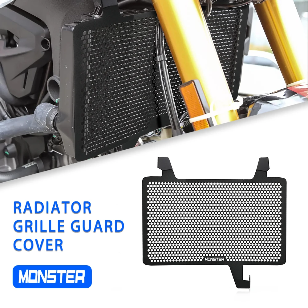 

NEW Motorcycle Parts Radiator Grille Cover Guard Protection Protetor For Ducati Monster 937 Monster950 MONSTER 937 950 2021-2024