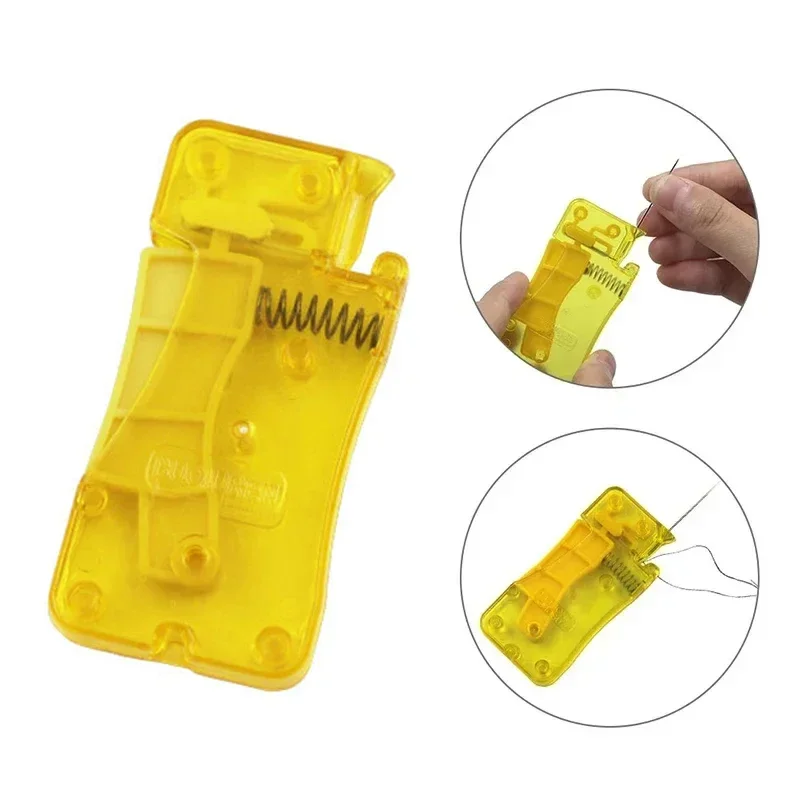 Sewing Needle Threader DIY Sewing Threader Auto Needle Threader Hand Machine Sewing Automatic Thread Device For Elderly Housewife Household Crafts