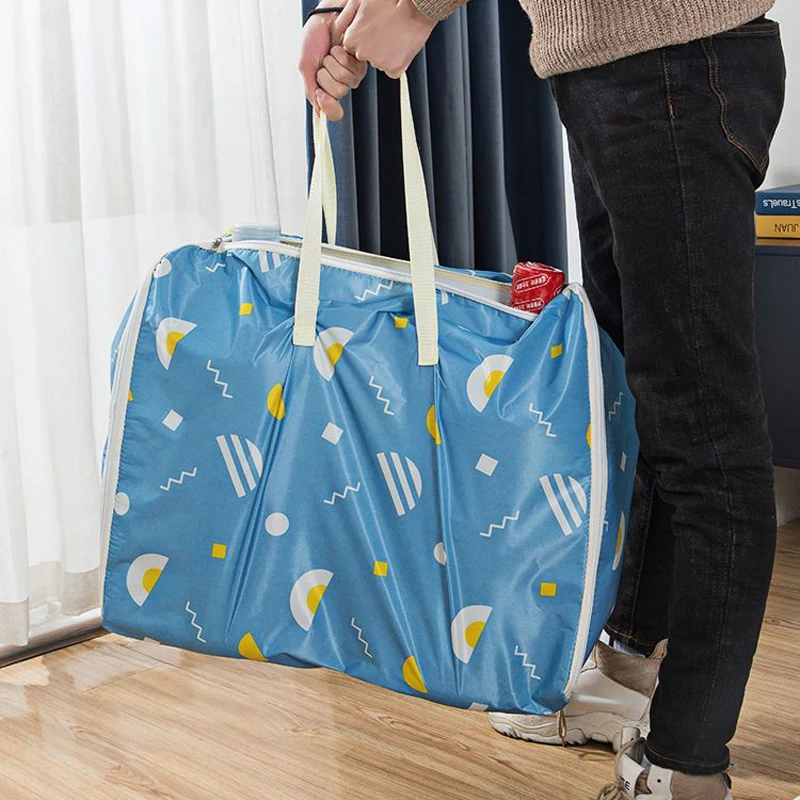 Thickened Oxford Cloth Clothing Quilt Storage Bag Large Capacity Moving Luggage Packaging Bag Home Sundries Organization Bag 6