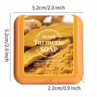 Savon de papaye à l'acide kojique naturel, 70g, avec glycérine, nettoyage en profondeur, éclaircit la peau, barre parfumée Orange douce pour les soins du visage et du corps 5
