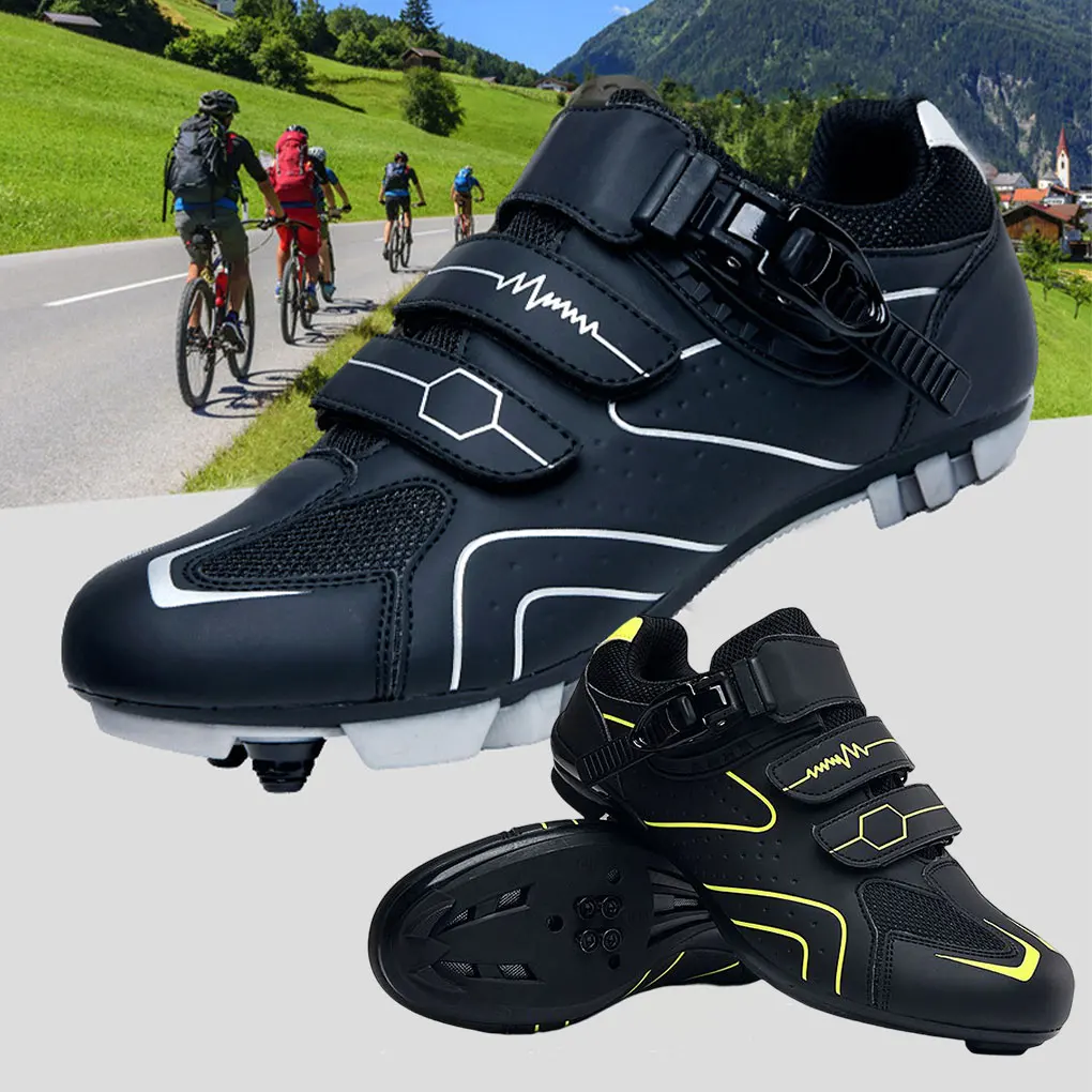 1 Pair Women Men Nonslip Cycling Shoes Road Bike Racing Shoe Footwear