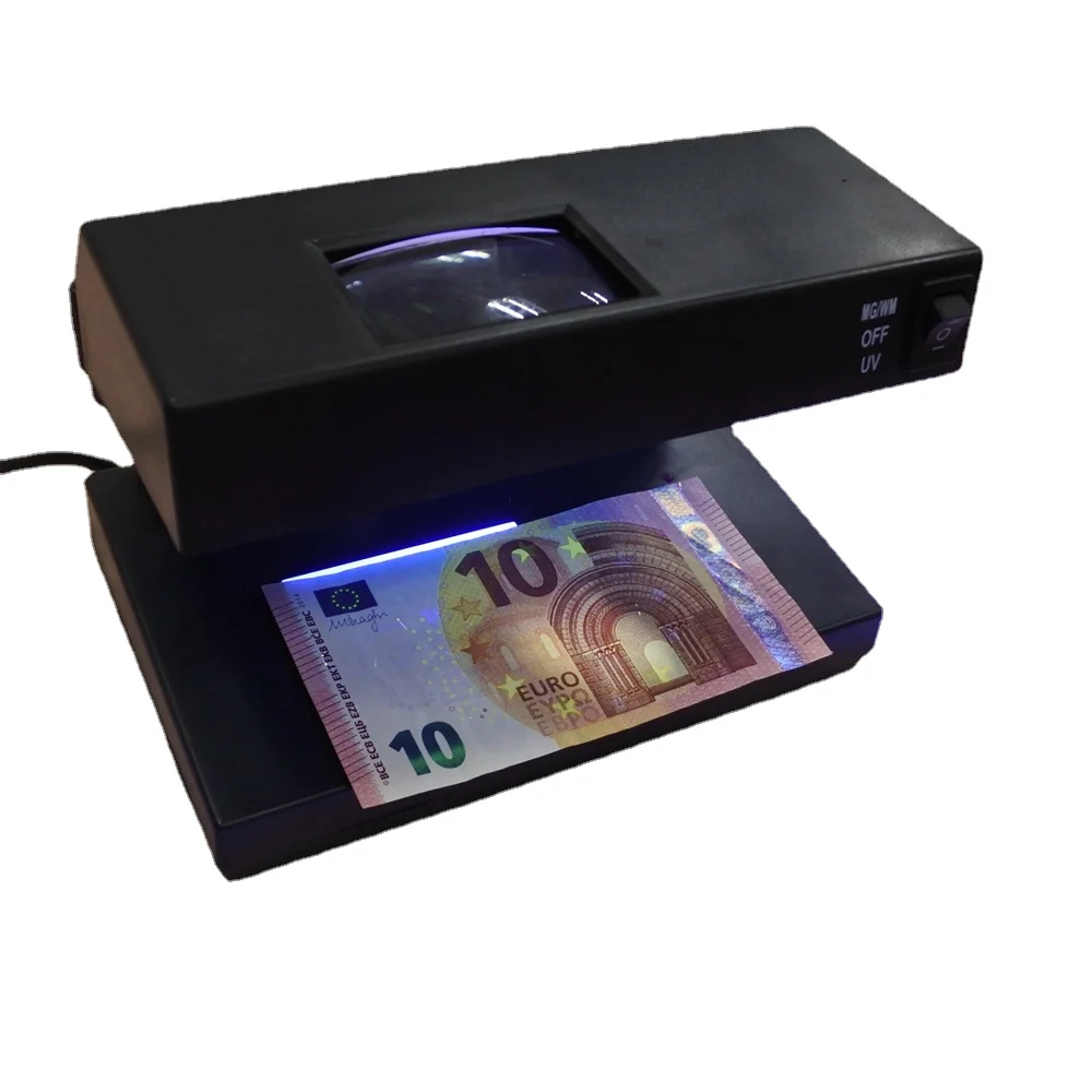 

2 in 1 Currency Inks Detection Ultraviolet Light Forged Notes Counterfeit Money Detector