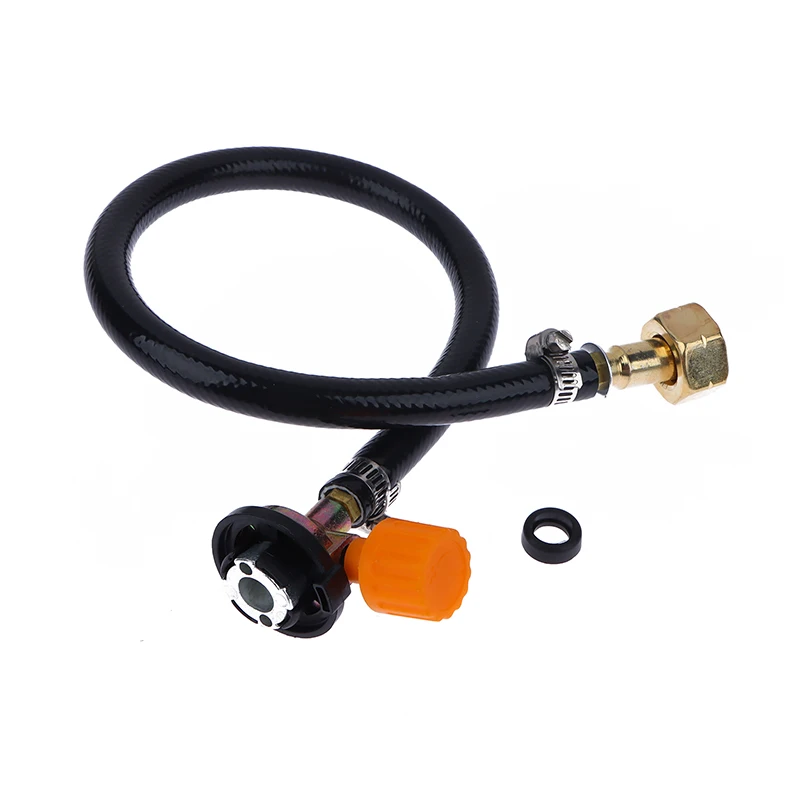 Gas Refill Adapter Pipe Tube Cylinder Convertor Filling Tank Coupler Accessories Valve Braided Hose