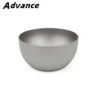 Titanium Double-Wall Bowl Small Double Layer Bowl for Adult Children Outdoor Camping Tableware 50ml 1