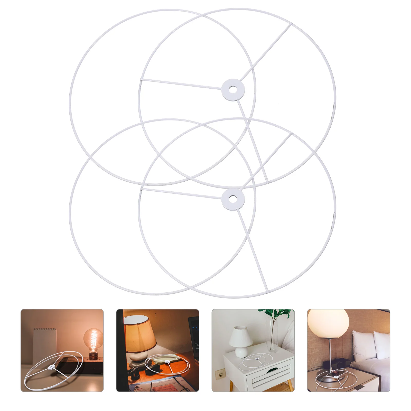 

Ceiling Light Shade Lampshade Holder Frame Chandelier Cage Guard Fixture Accessories