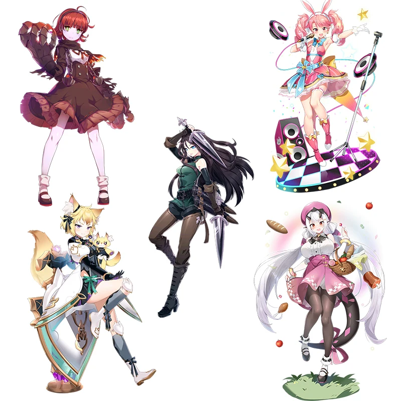 

CN17 Epic Seven Classic Anime Characters Waterproof PVC Sticker For Home Decoration Car Bike Motorcycle Decals