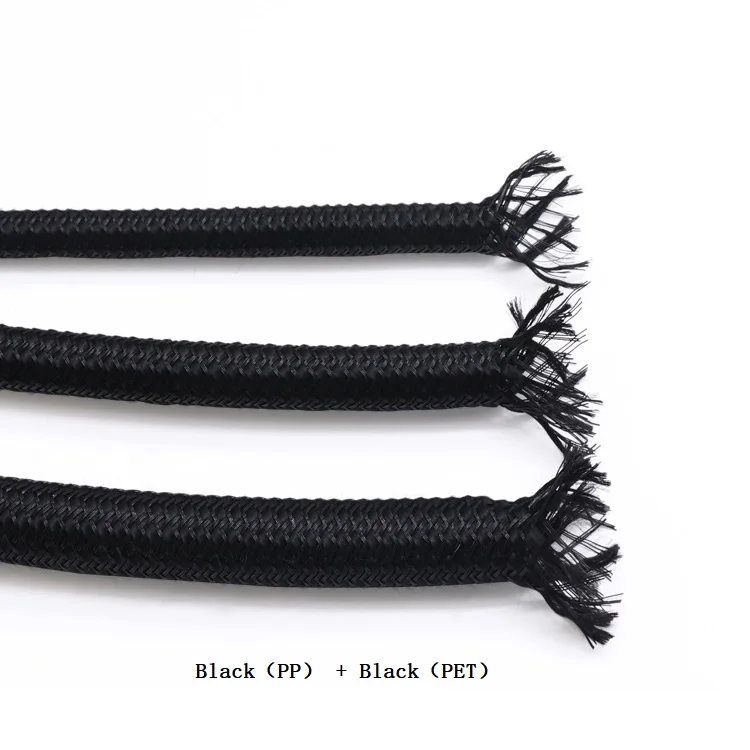 Aexit 12mm Diameter PET Cable Wire Wrap Braided Sleeving 16Ft ID: 889080
