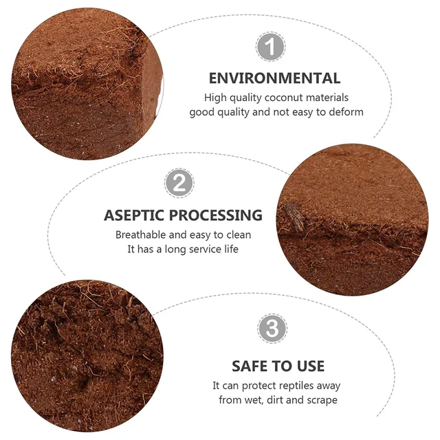 650 G Kókuszdió -Kókuszrill Tőzegtermesztés Organic Segítetlen Cserepes Kókuszrost Tápanyagok Kerti Zöldség Talaj Tápanyag Ágy - Image 6