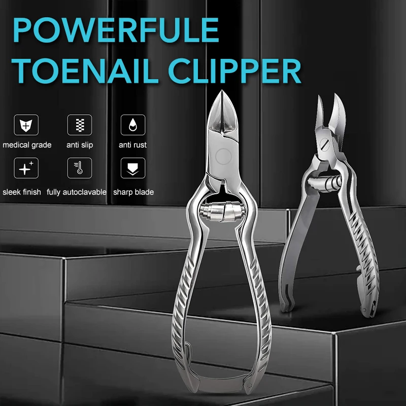 1Pc Nail Clippers For Thick Or Ingrown Toenails Super Sharp Long
