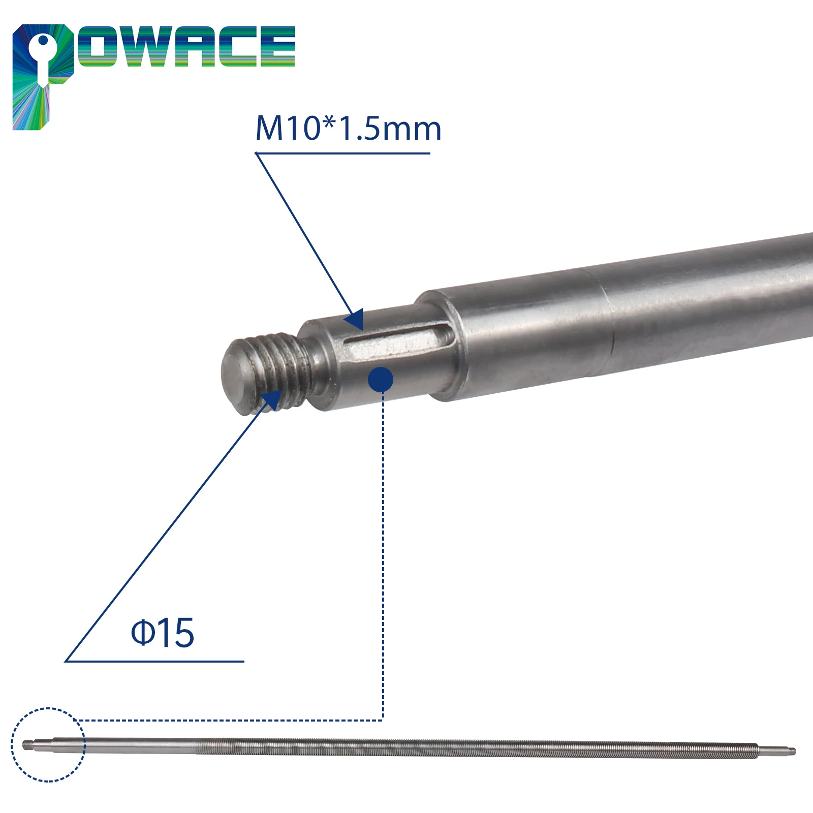 Lead Screw For CJ 0618 WM210V CD210V MX210V Mini Lathe Machine