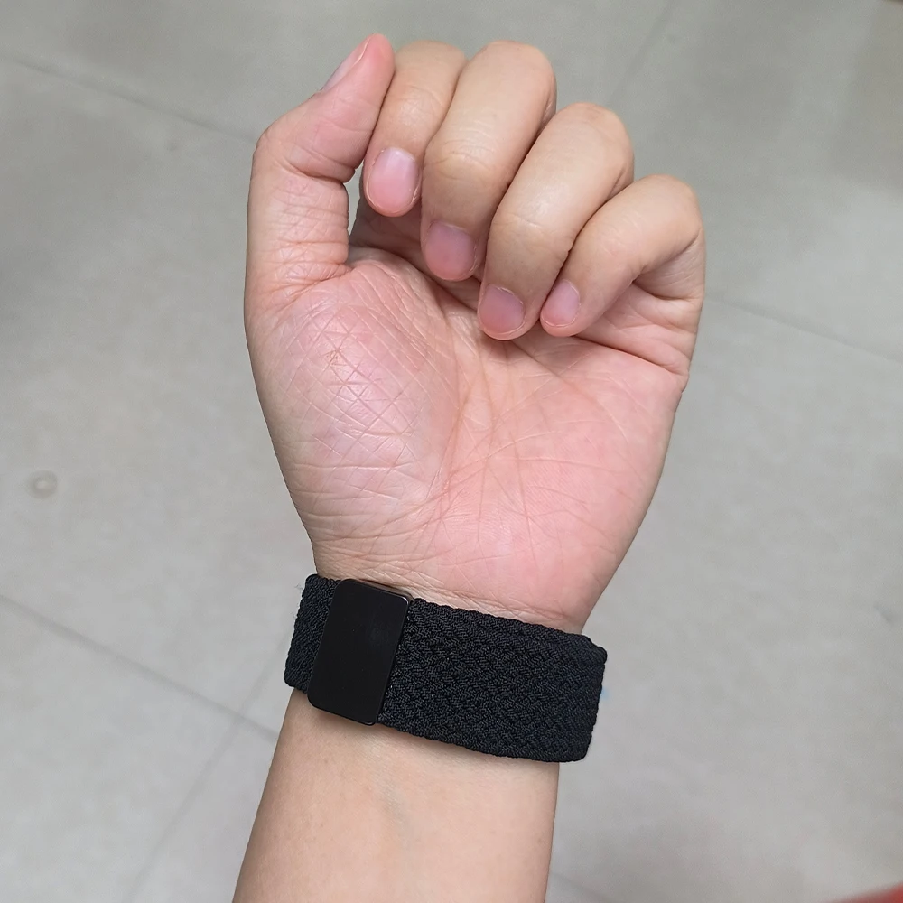 Magnetic Nylon Braided Watch Band, 20mm/22mm