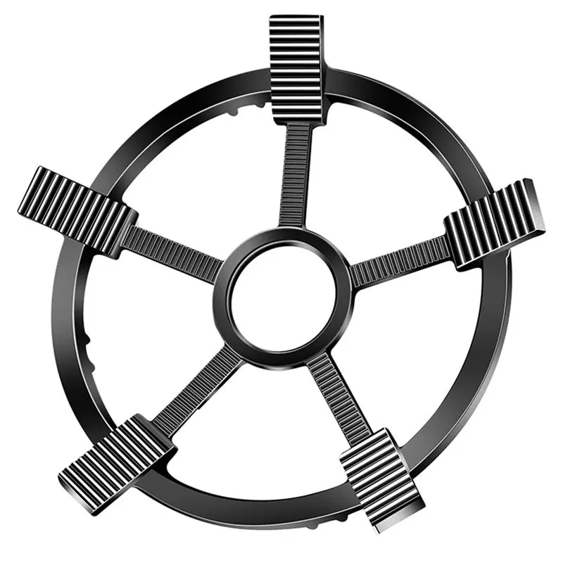 VELIF-Gas Ring Stove Top Stand For Wok For Moka Pot 2 In 1 Cast Iron Wok Support Ring Small Saucepan Reducer Holder