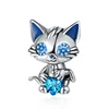Hot Sale Necklace Beads Bear Wolf Rabbit Manta Ray Goldfish Charm Beads Fit Original European 925 Silver Bracelet Jewelry Gifts 4