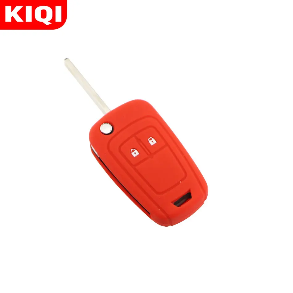 2 Button Silicone Car Remote Key Cover Case for Chevrolet Chevry Cruze Sedan Hatchback Malibu Trax Aveo 2009-2015 Accessories key case key case cover remote control case cover