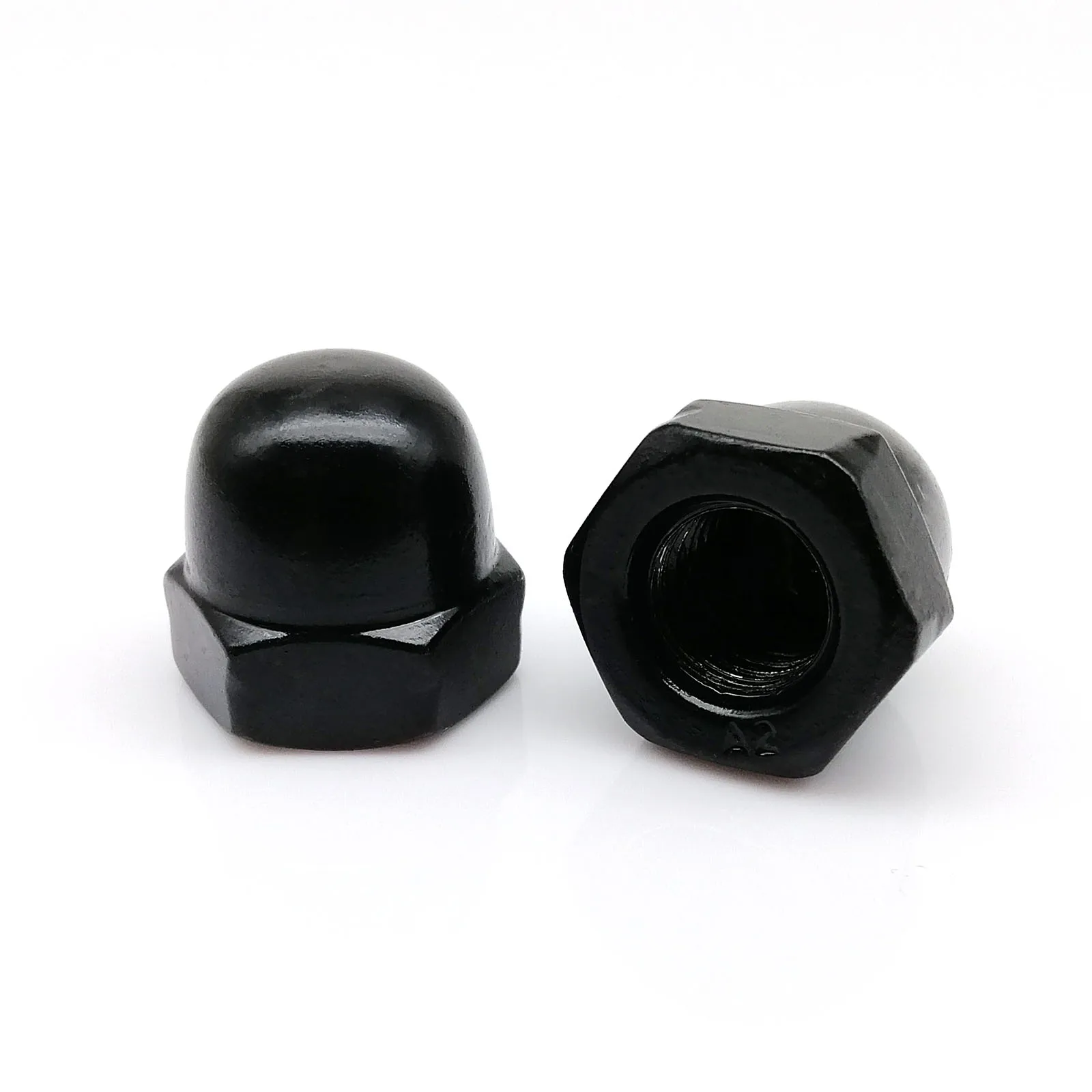 DIN1587 M3 M4 M5 M6 M8 M10 M12 Black 304 A2-70 Stainless Steel Hexagon Acorn Cap Nut Decorative Cover Semi Dome Nut