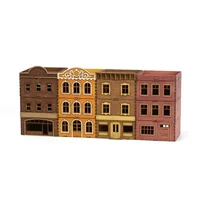 1: 72 European Union Towns and Shops Building Scenery Wooden Assembly Model Decoration Handmade Gift 1