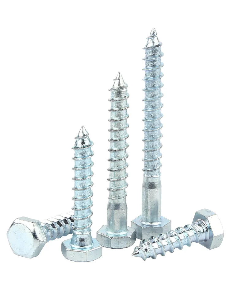 House Of M Bulloni Testa Esagonale In Metrica M6 M8 M10 M12 - Zincati Giallo Oro, Filettatura Completa Bulloni Completamente Filettati Spalding - Foto 11