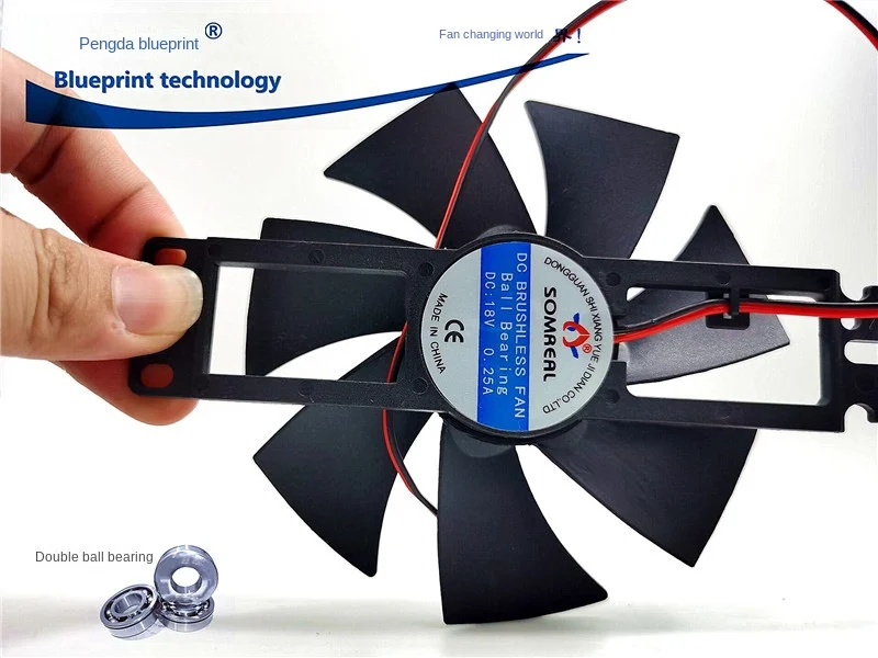 Jiuyang Meissupor Fornello A Induzione Al Plasma 18V Ventola Del Radiatore Del Fornello A Induzione Grande Ventola Con Doppio Cuscinetto A Sfera