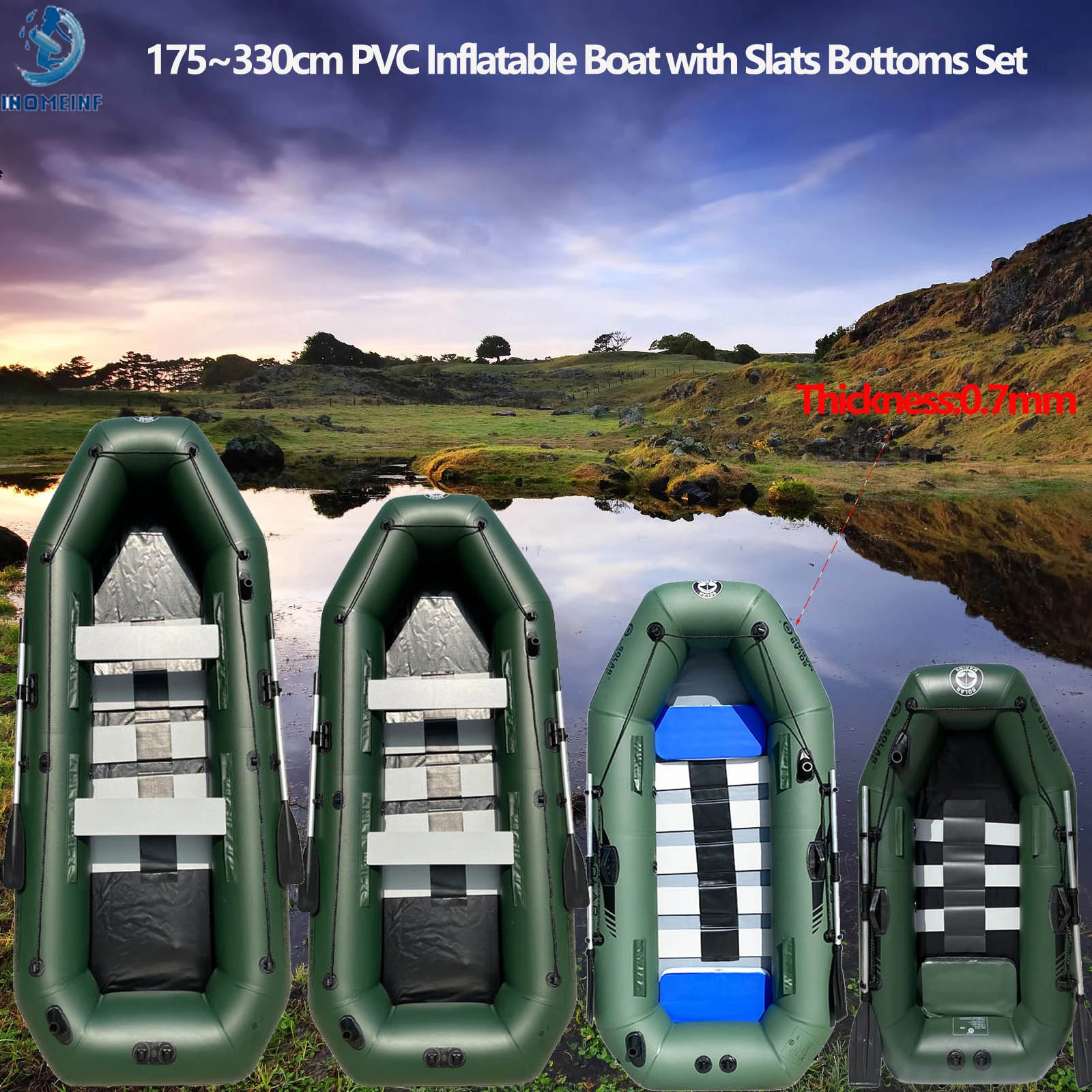 Professional Inflatables Kayak Laminated Wear Resistant Laminated Boats