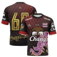 New Selling Men's Thailand Changxiang 3D Printed T-shirt Summer Street Fashion Oversized Breathable Crew-neck Top T-shirts 1