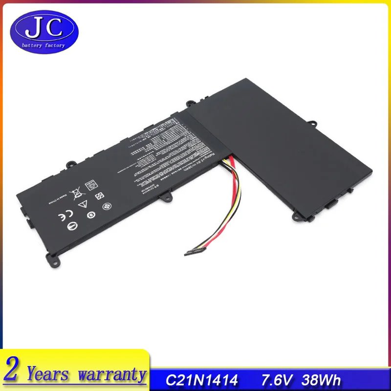 Jcljf 7.6V 38Wh C21N1414 Batteria Per Laptop Per Asus Eebook X205T X205Ta X205Ta-Bing-Fd015B 11.6 "Gratuito 2 Anni Di Garanzia
