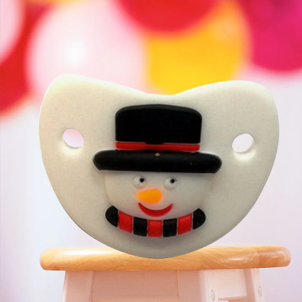 

Interesting Gifts Baby Pacifier Fine Motor Skills Silicone Santa Christmas