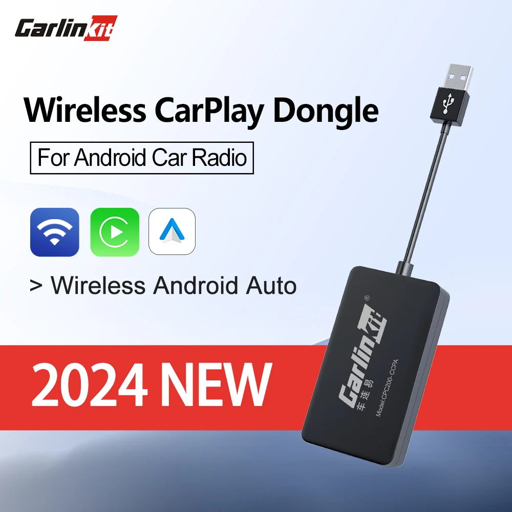 Carlinkit Android Auto Cablato/Wireless Carplay Dongle Mirrorlink Waze Spotify Smart Link Per Sistema Android Car Intelligent Box