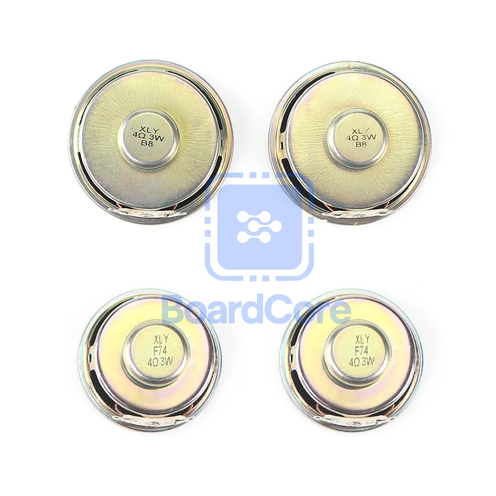 4Ohm 3W 미니 스피커 40MM 50MM 4CM 5CM Arduino DIY 홈 오디오 수리용 소형 라우드 스피커 Componentes Eletronicos