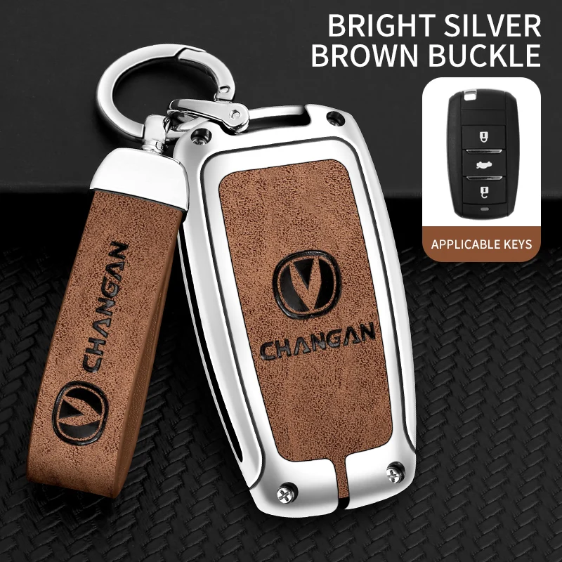 

Car Key Case Cover for Changan Cs35plus Cs35 Cs15 Cs75 Cs95 Cx20 Cs1 Cv1 Alsvin V7 Raeton 2018 Cs55 Cx70 Shell Keychain Hold