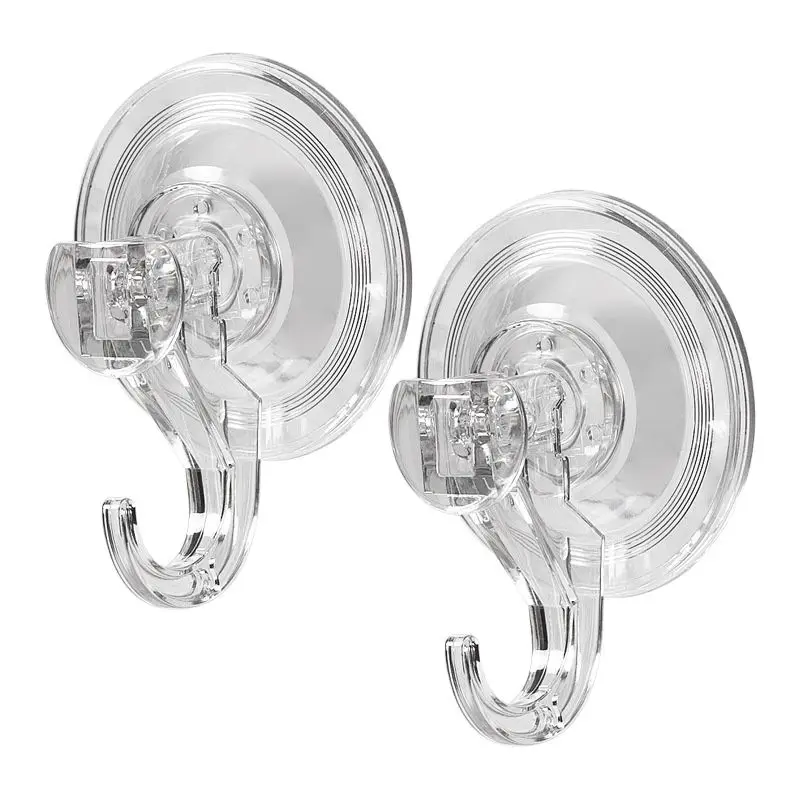 Suction Cup Hook 10pcs Suction Cup Hooks Clear Reusable Heavy Duty Vacuum Suction Cup Hooks Glass Kitchen Bathroom Hooks for Towel