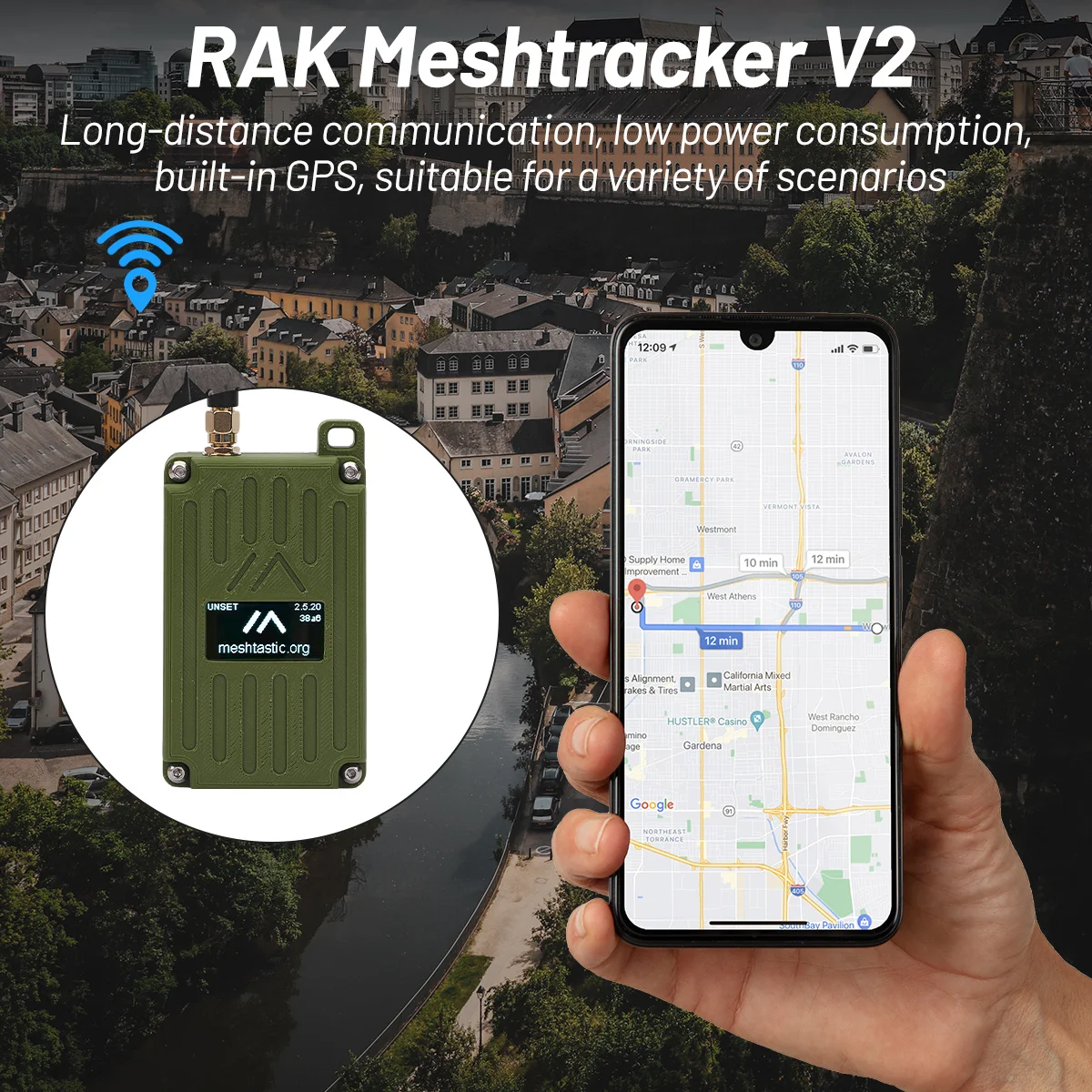 WisMesh Pocket V2 RAK4631 Meshtastic LoRa Mesh Network WisBlock RAK Meshtastic D