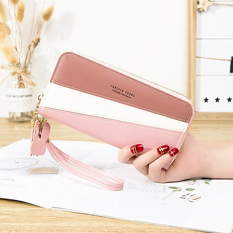 Wallets for Women Kawaii Large Wallet Luxury Designer Lady Wallet Pink  Purse Womens Wallet Big Women Leather Wallet Coin Purse