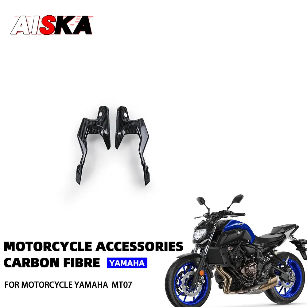 

Accessories 100% Pure Carbon Fiber Motorcycle Parts Headlight Side Panels Cover Fairings for YAMAHA MT07 MT-07 2018 - 2024