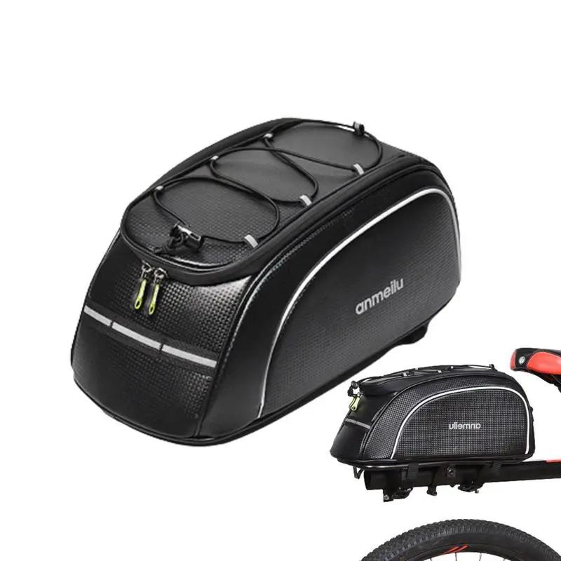 8L Bicycle Bag Waterproof Trunk Carry Bag Cycling Riding Rear Rack