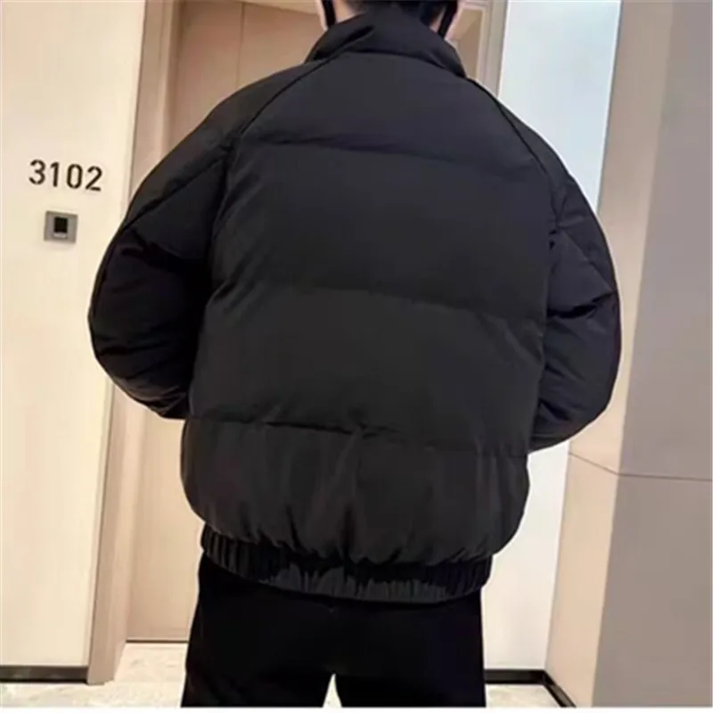 Golf Wear Men's Golf Jacket Fashion Zipper New Down Cotton Coat Winter Male Windproof Warm Loose Thicken Warm Clothing 골프웨어