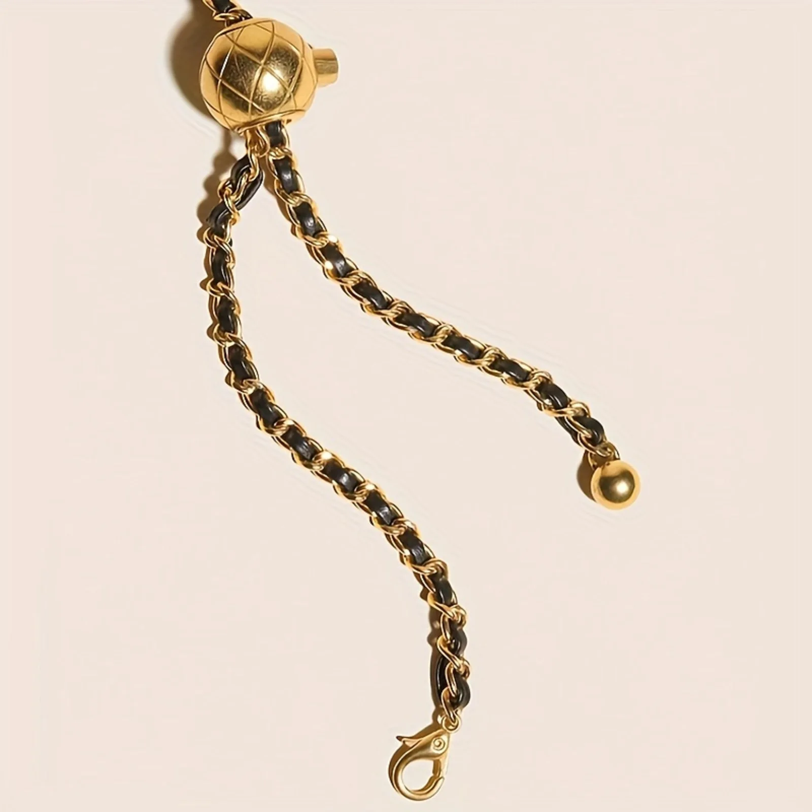 حقيبة خصر بسلسلة جلدية وحزام كتف للنساء وحقيبة كرو...