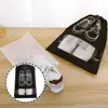 Portable Travel Shoe Bag Shoe Storage Bag Non-woven Fabric Strap Mouth Large Capacity Travel Waterproof Shoe Bag Moistureproof 1
