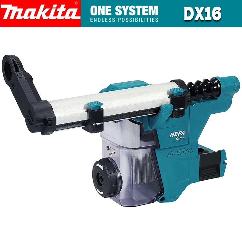 Пылесос MAKITA DX06/DX08/DX12/DX15/DX16, сборщик, электродрель, молоток, система крепления, HEPA фильтр