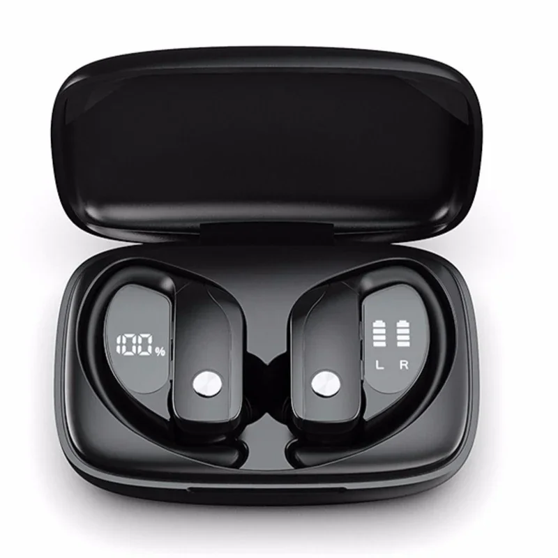 Cuffie Senza Fili Bluetooth Auricolari Stereo Senza Fili Veri Auricolari Bassi Microfono Vivavoce Cuffie Per Telefoni Cellulari Per Sport