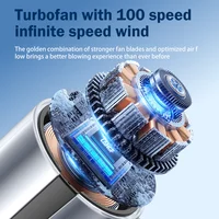 Ventilateurs portables 29,000 tr/min pliable pliable TEC supraconducteur refroidissement Mini ventilateur Portable refroidisseur d'air Minifan 2