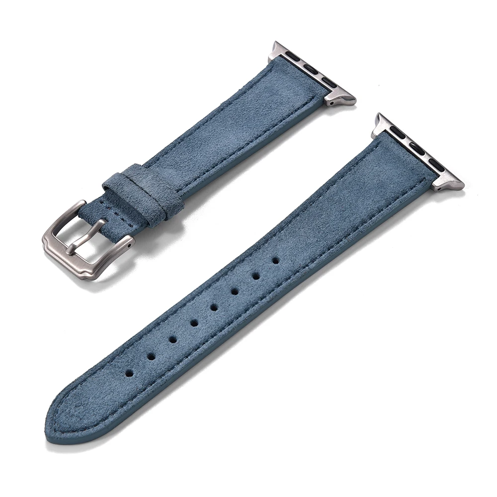 Vintage Suede Leather Watch Strap Bracelet