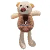 T8UD Plush Bear Hair Scrunchy Girl Hair Scrunchies Animation Costume Women Headdress